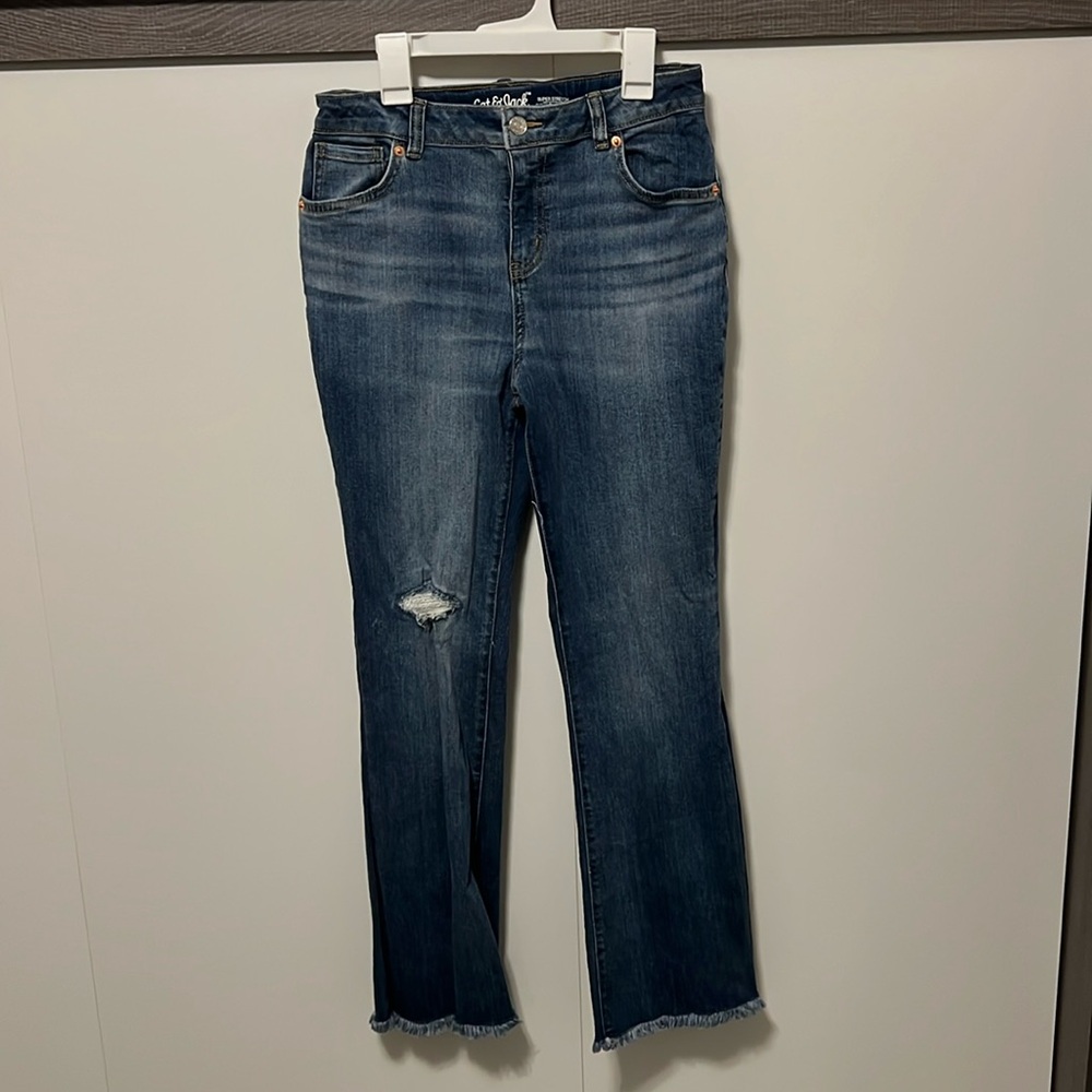Cat and Jack girls flare jeans